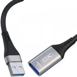 Кабель XO NB220 USB A - USB A 3.0 3 м чорний