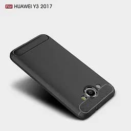 Чохол PRIMO Carbon Fiber Series для Huawei Y3 2017 Black - мініатюра 6
