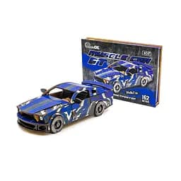Деревянный 3D конструктор Mustang GT Puz-00642, 162 деталей