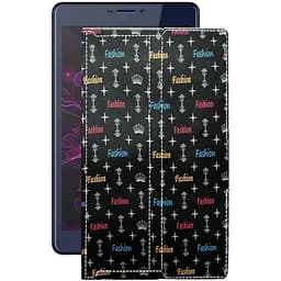 Чохол StatusCASE з екошкіри для планшету Nomi Corsa 4 Pro C070044 Фешн чорний