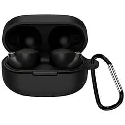 Чехол-накладка DK Silicone Candy Friendly с карабином для Sony WF-1000XM4 (black)