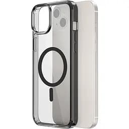 Чохол WiWU Magnetic Crystal Case для Apple iPhone 15 Transparent/Black [96955] - мініатюра 4