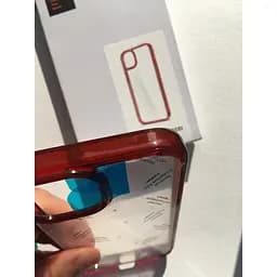 Протиударний прозорий чохол Spigen Ultra Hybrid  для iPhone 15 Red Crystal ACS06794 - мініатюра 5