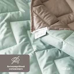 Двостороннє покривало Ideia Izzi м'ятний та сірий 240 х 220 см (8-34586 м'ята/св.сірий) - мініатюра 6