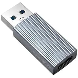 Перехідник Orico USB-A 3.1 до USB-C/Type-C конвертер 10Gbps Gray (AH-AC10-GY-BP)