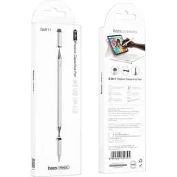 Стилус Hoco GM111 Cool Dynamic series 3in1 Passive Universal Capacitive Pen White [105625] - мініатюра 4