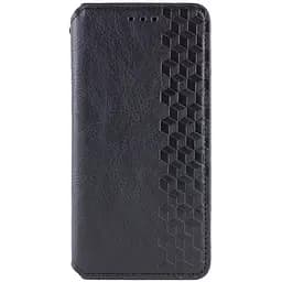 Шкіряний чохол-книжка GETMAN Cubic (PU) для Xiaomi Redmi Note 15 Pro+ 5G Чорний