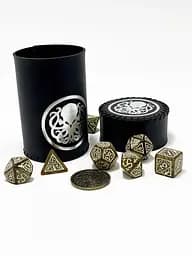 Настільна гра Планета Ігор Чаша для кубиків Ктулху (чорна) (Dice cup Cthulhu black) (pi-dc001) - мініатюра 4
