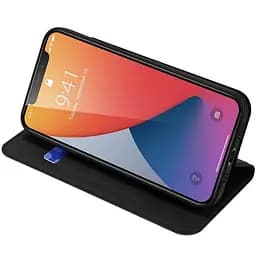 Чохол-книжка Dux Ducis з кишенею для візиток для Apple iPhone 14 / 13 (6.1) Чорний - мініатюра 4