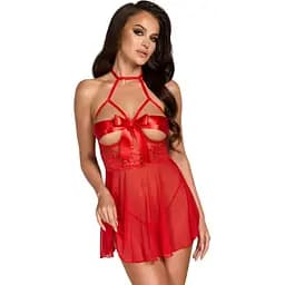 Бебі-дол Kissable Sexy Kiss Babydoll Red L/XL