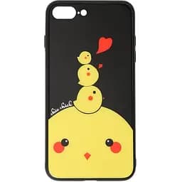 Чохол-накладка Toto Cartoon Print Glass Case Apple iPhone 7 Plus/8 Plus Chicken Chick