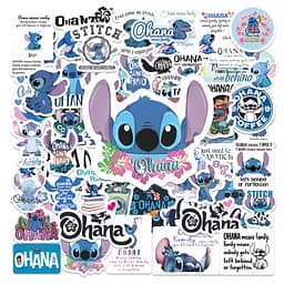 Стікерпак Стіч Набір наклейок GeekLand Stitch 50 штук