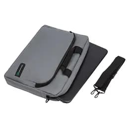 Сумка для ноутбука Grand-X 15.6'' SB-129 Grey Ripstop Nylon (SB-129G) - мініатюра 3