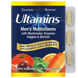 California Gold Nutrition Ultamins MENS Multivitamin 60 капсул