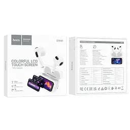 Бездротові TWS навушники Hoco EW81 Elegant with Touch Screen ANC White - мініатюра 2