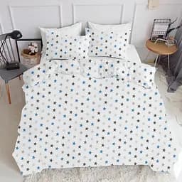 Набір наволочок Cosas G&B Stars CS1 50х70 см (SetPillow_StarGreyBlue_DBlue_50x70) - мініатюра 4