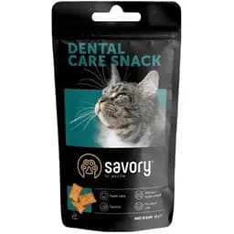 Хрустящие лакомства Savory Snack Подушечки для поощрения кошек здоровье зубов 60 г