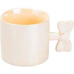 Чашка керамічна Happy Life Serious Life 350 мл жовта HP7185Y