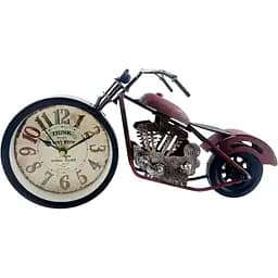 Годинник настільний Мотоцикл червоний 28х15х7.5 см