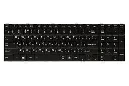 Клавіатура для ноутбука TOSHIBA Satellite C850, C870 чорний, чорний фрейм