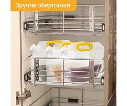 Каністра-пакет з ручкою для круп та рідин м'яка ViO PE-T 1.5l, прозора - 1,5 л - мініатюра 5