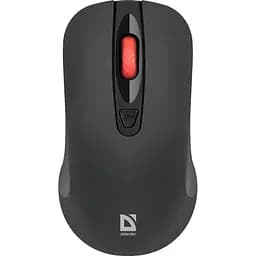 Мишка Defender Nexus MS-195 бездротова, 4 кн. до 1600 dpi, безшумна, чорна