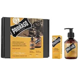 Подарунковий набір для догляду за бородою Proraso Wood&Spices Шампунь, 200 мл + Олія, 30 мл