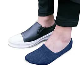 Безшовні дихаючі сліди з силіконом ORGANIC cotton JILL ANTONY 39-41 men's арт. 31001 39-41, Синій - мініатюра 2