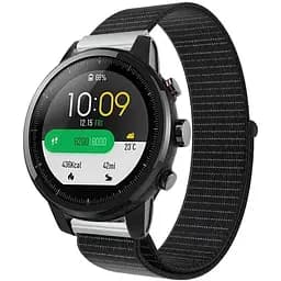 Нейлоновий ремінець Primo для годинника Xiaomi Huami Amazfit SportWatch 2/Amazfit Stratos Black