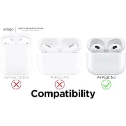 Чохол Elago Clear Case Lovely Pink для Airpods 3rd Gen рожевий (EAP3CL-HANG-LPK) - мініатюра 6