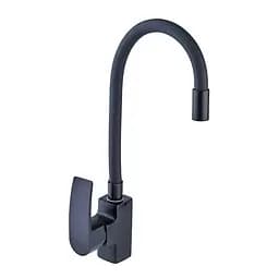 Смеситель для кухни Mixxus Magnum 011 с гибким изливом MI6199 Черный матовый