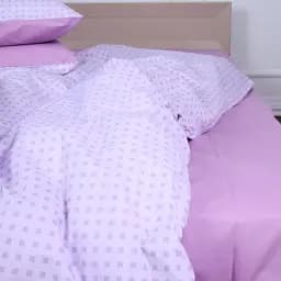 Простыня MirSon Бязь 17-4766 Abruzzo 180x220 см сиреневая (2200008943875)