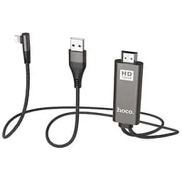 Переходник HOCO UA14 Lightning-to-HDMI Cable HD 2m адаптер для iPhone