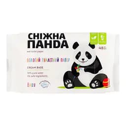 Вологий туалетний папір Сніжна Панда Baby Cream 48 шт. - мініатюра 2