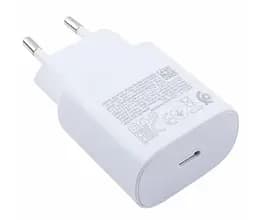 Зарядний пристрій EP-TA800NWE 1 вихід Type-C 25W блок адаптер білий