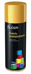 Фарба аерозольна емаль SLIDER золотиста 400мл
