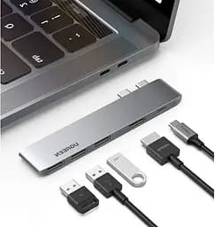USB-Хаб UGREEN CM251 Dual USB-C To HDMI+3*USB 3.0 A+Type C Female Converter (UGR-60559) - мініатюра 7