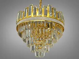 Сучасна кришталева люстра для залу спальні вітальні Diasha 201005-500G - мініатюра 2