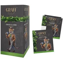 Чай зелений байховий Graff Green Classic Класичний зелений 36 г (20 шт. x 1.8 г)