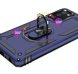Панель BeCover Military для Samsung Galaxy A02s SM-A025/ A03s SM-A037 / M02s SM-M025 Blue (706013) - мініатюра 3