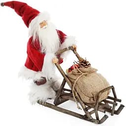Новогодняя игрушка Санта Клаус на санях Bona 33.5х15.5х34.5 см dec0008757