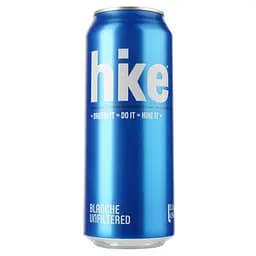 Упаковка пива Hike Blanche світле 4.9% 12 л (0.5 л х 24 шт.) з/б - мініатюра 2