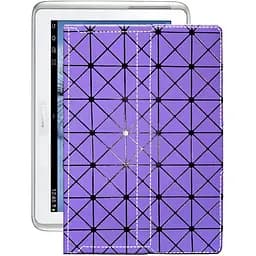 Чохол StatusCASE з екошкіри для планшету Samsung Galaxy Note 10.1 (GT-N8000) Фіолетовий ромб