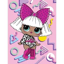 Алмазна мозаїка L.O.L. Surprise! DIVA Ідейка AML1223, 15x20 см