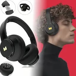 Навушники накладні бездротові Bluetooth Monster MH22202 Mission 100 Чорні (52956) - мініатюра 3