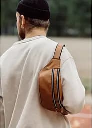 Чоловіча поясна сумка бананка Sambag 30,5х14 см 000148025 - мініатюра 4