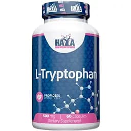 Амінокислота Haya Labs L-Tryptophan 500 мг 60 капсул