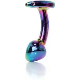 Анальная пробка B - Series HeavyFun Jewellery Plug S 7.5 см (мульти)