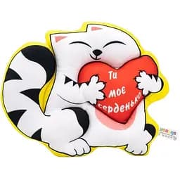 Мягкая игрушка-сувенир Котенок 00384-2 Желтый (2000990387479)