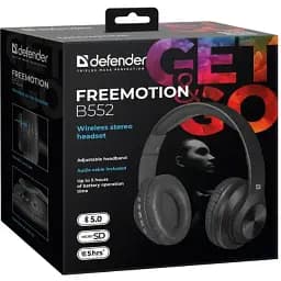 Гарнітура Defender FreeMotion B552 Black (63552) (6718037) - мініатюра 7